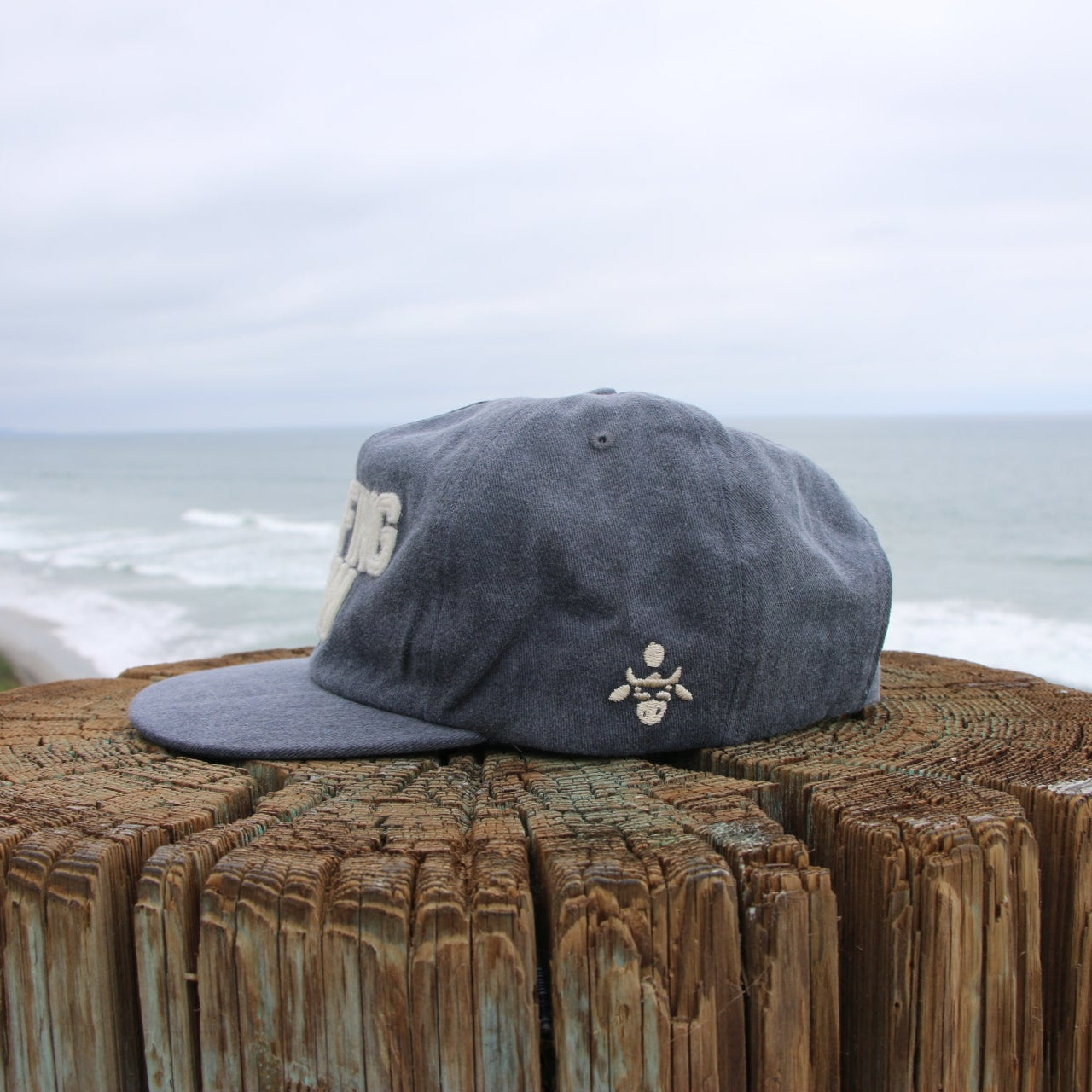 Washed 5 Panel Hat - Slate Blue