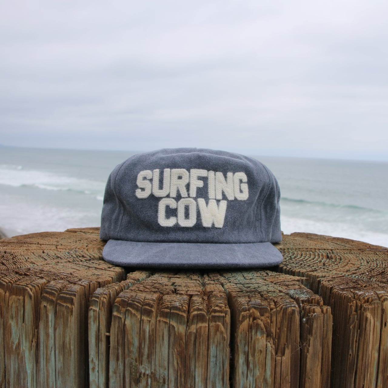 Washed 5 Panel Hat - Slate Blue